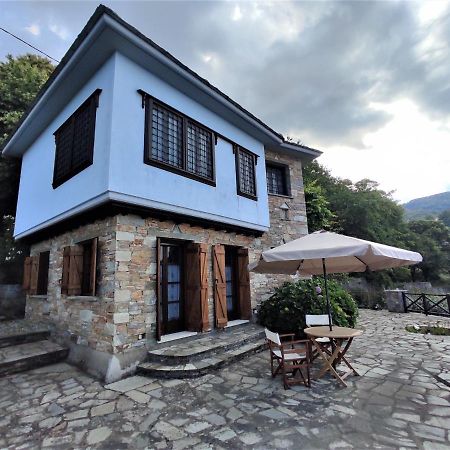 Villa Cozy Blue Stone House With A Great Sea View. Tsagkarada Exterior foto