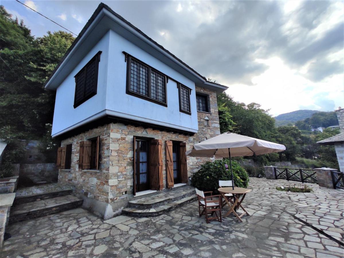 Villa Cozy Blue Stone House With A Great Sea View. Tsagkarada Exterior foto