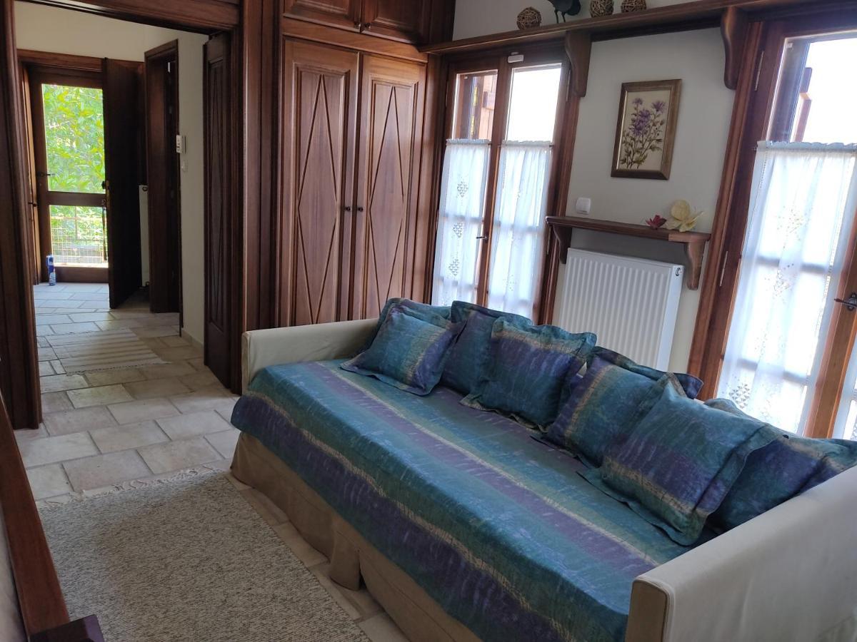 Villa Cozy Blue Stone House With A Great Sea View. Tsagkarada Exterior foto