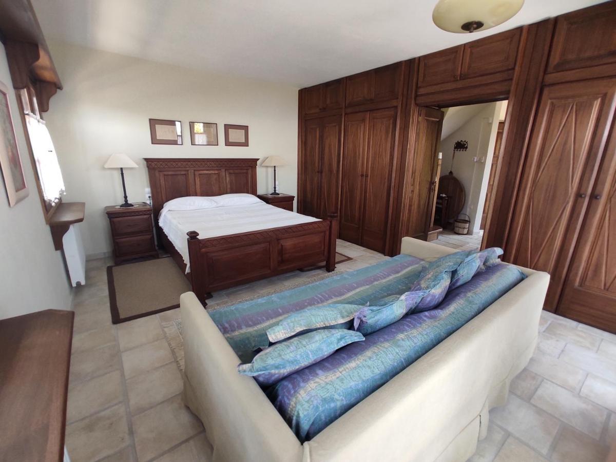 Villa Cozy Blue Stone House With A Great Sea View. Tsagkarada Exterior foto