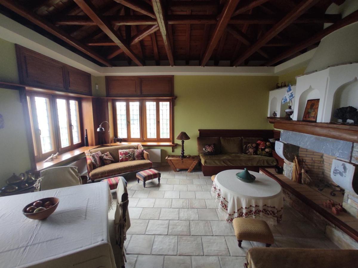 Villa Cozy Blue Stone House With A Great Sea View. Tsagkarada Exterior foto