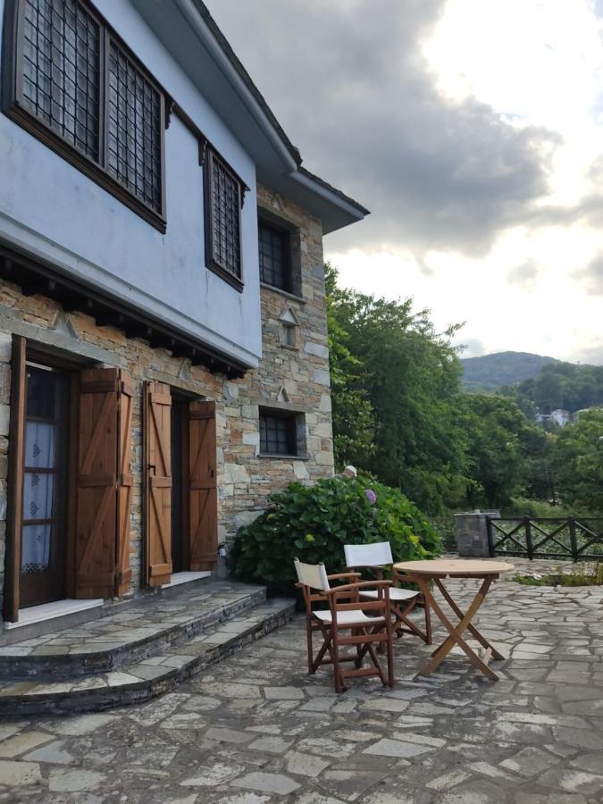Villa Cozy Blue Stone House With A Great Sea View. Tsagkarada Exterior foto